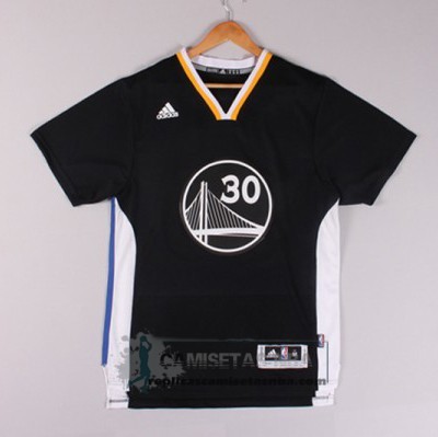 Camiseta Manga Corta Warriors Curry Negro